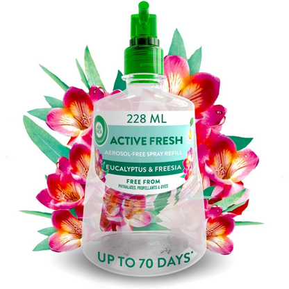 Air_Wick
Air Wick Automatic Air Freshener

Aerosol-Free Air Freshener

Active Fresh Odour Neutraliser

Air Freshener Spray Refill

Long-lasting Air Freshener (Up to 70 Days)

Automatic Room Freshener

Neutralising Odour Spray

Air Wick Refill 70 Days

Fresh Odour Neutraliser Refill

Odour Eliminator Spray

Scented Air Freshener Refill

Aerosol-Free Odour Eliminator

Air Wick Odour Control Spray

Automatic Air Freshener Refill

Non-Aerosol Air Freshener Spray
Eco-friendly Air Freshener Refill

