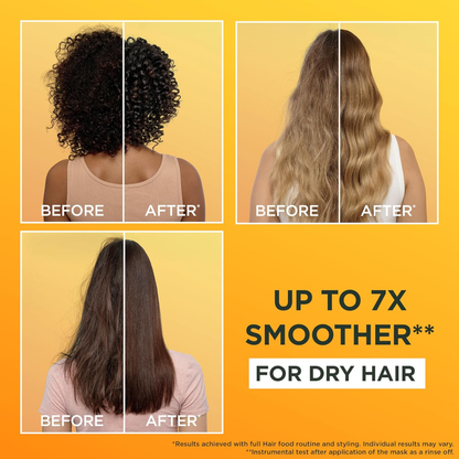 Garnier Hair Food Papaya, Garnier Ultimate Blends Hair Food, Garnier Papaya Hair Mask, Garnier Hair Food 3 in 1, Garnier Hair Food Papaya 400ml, papaya hair mask, hair food mask, 3 in 1 hair treatment, damaged hair mask, hair mask for damaged hair, hair repair mask, nourishing hair mask, vegan hair mask, cruelty free hair mask, silicone free hair mask, natural hair mask, natural origin hair treatment, papaya extract hair mask, hair mask for dry damaged hair, split ends repair mask, 