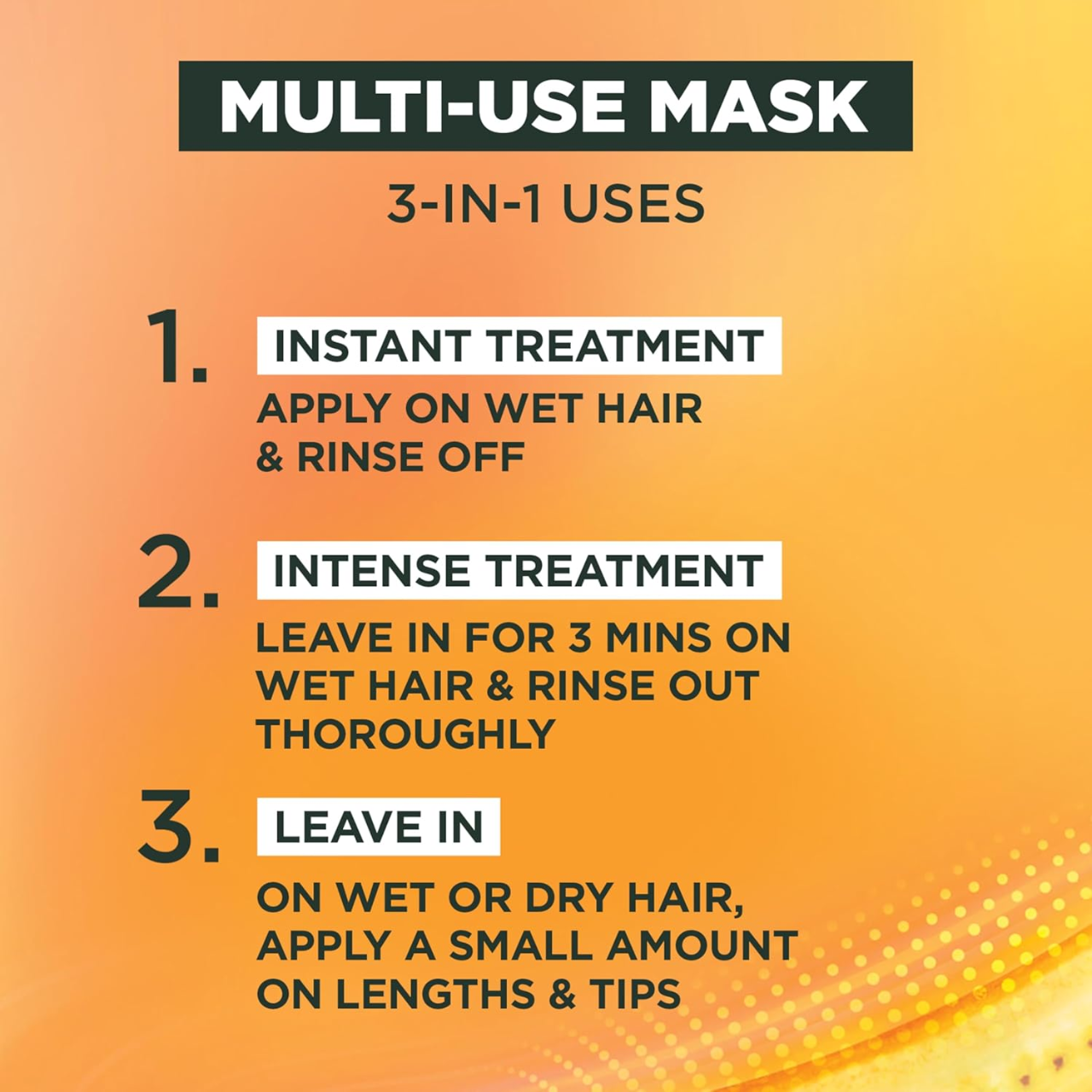 Garnier Hair Food Papaya, Garnier Ultimate Blends Hair Food, Garnier Papaya Hair Mask, Garnier Hair Food 3 in 1, Garnier Hair Food Papaya 400ml, papaya hair mask, hair food mask, 3 in 1 hair treatment, damaged hair mask, hair mask for damaged hair, hair repair mask, nourishing hair mask, vegan hair mask, cruelty free hair mask, silicone free hair mask, natural hair mask, natural origin hair treatment, papaya extract hair mask, hair mask for dry damaged hair, split ends repair mask, 